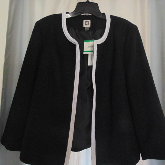 Anne Klein Jackets & Coats Ann Klein Separates That Work Black